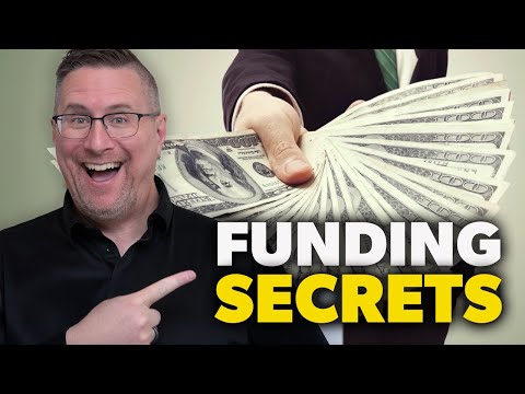 YouTube thumbnail: "The Secret The Wealthy Use To Get Unlimited Funding" business video for 2025