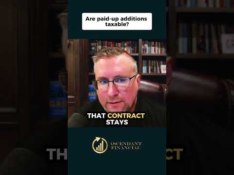 Are paid up additions taxed?: YouTube Thumbnail