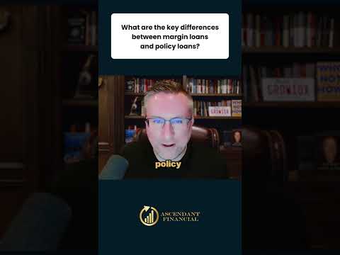 What are the key differences between margin loans and policy loans?: YouTube Thumbnail