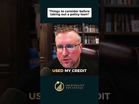 What are the first things you need to consider before taking out a policy loan?: YouTube Thumbnail