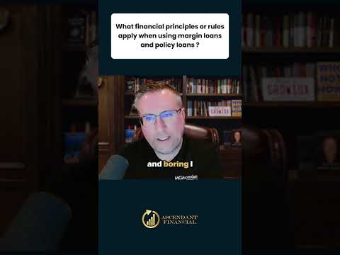 What financial principles or rules apply when using margin loans and policy loans?: YouTube Thumbnail