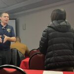 Ascendant Financial advisor Richard Canfield answers an attendee's question at an Ascendant Financial National Event for the Infinite Banking Concept